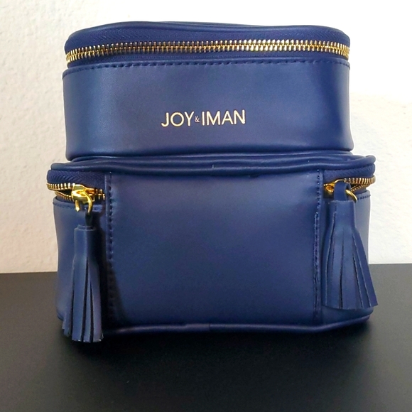 Joy & Iman 2-Piece Leather Travel Pouches - Picture 11 of 16